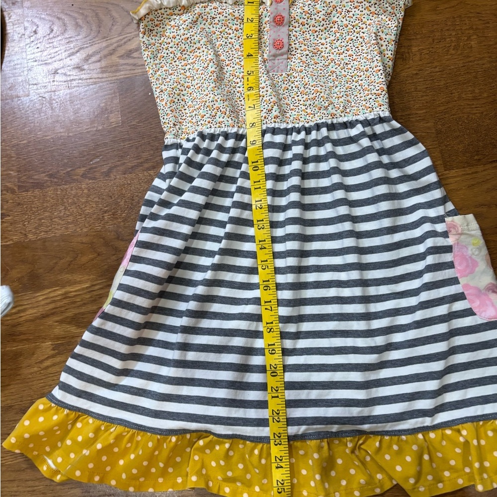 Matilda Jane 435 girls patchwork dress - Picture 7 of 8